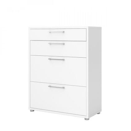 Skříň Modulo 89 x 40 x 113 cm, zásuvky, bílá