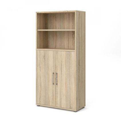 Skříň Modulo 89 x 40 x 186 cm, dveře dřevo, dub sonoma