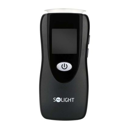Bezkontaktní profi alkohol tester Fuel Cell 1T08 - 0,0-5,0‰ BAC / citlivost 0,08‰, černá