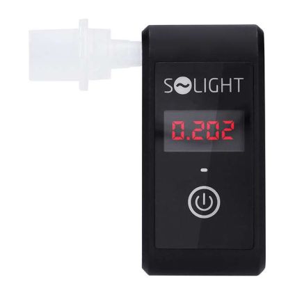 Mini alkohol tester Fuel Cell 1T09 0,0-5,0‰ BAC / citlivost 0,08‰, černá