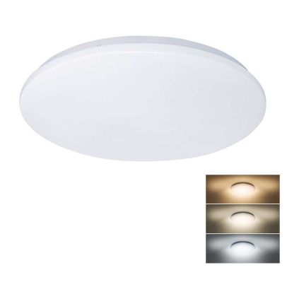 LED stropní světlo Plain nastavitelné - průměr 38 cm, bílá