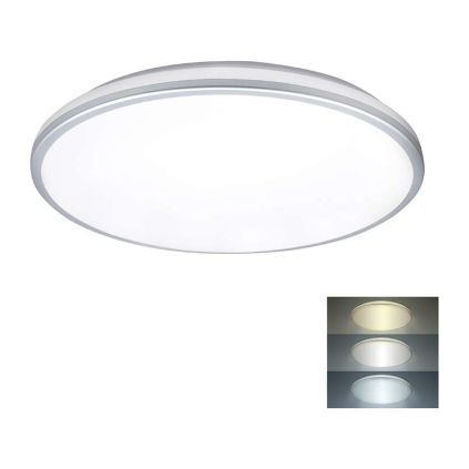 LED stropní světlo odolné vůči vlhkosti WO796 - průměr 33 cm, bílá