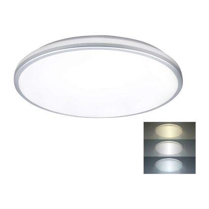 LED stropní světlo odolné vůči vlhkosti WO797 - průměr 38 cm, bílá