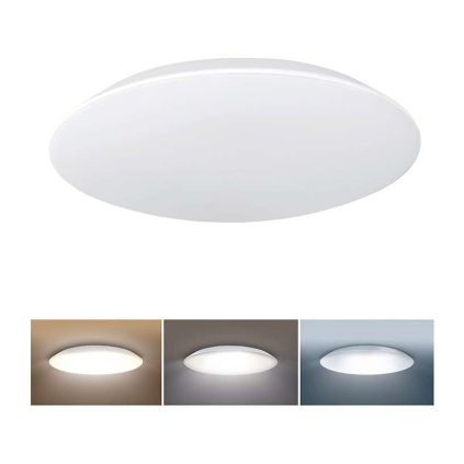 LED stropní světlo odolné vůči vlhkosti WO824 - průměr 38 cm, bílá