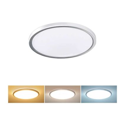 LED stropní světlo odolné vůči vlhkosti WO825 - průměr 22 cm, bílá