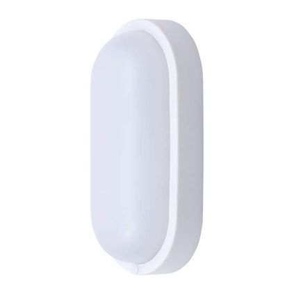 LED venkovní světlo WO744 - ovál 21 x 10,4 cm, bílá