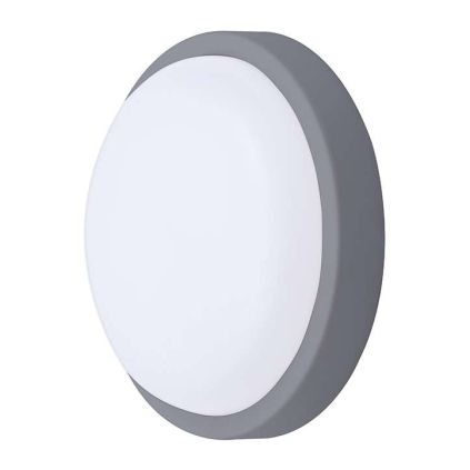 LED venkovní světlo WO745 - kruh 17 cm, šedá