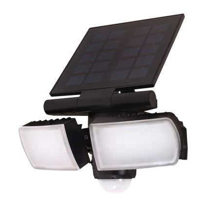 LED solární světlo se senzorem WO772, černá