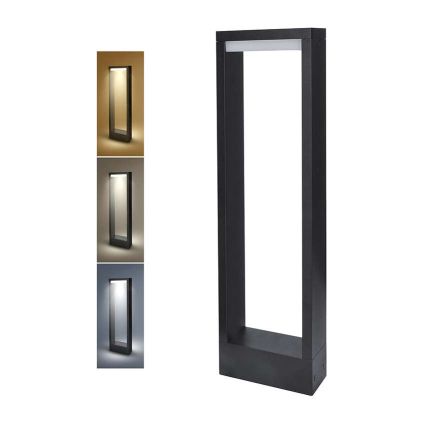 LED venkovní světlo WO807 Ragusa - sloupek, černá