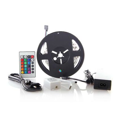 LED světelný pás WM55 RGB s dálkovým ovládáním, 3 m, vícebarevná