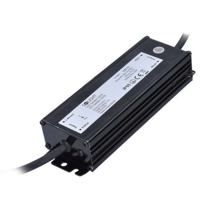 Napájecí zdroj z 230 V na 12 V pro LED osvětlení, 5A, 60W, IP65, černá