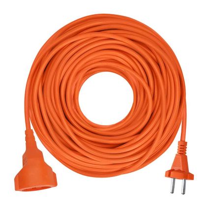 Prodlužovací kabel spojka 1Z - 25m, 2x1,5, oranžová