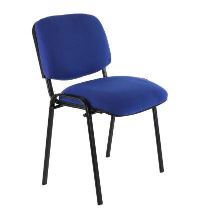 Konferenční židle Viva N, černé nohy, modrá (rozbaleno)
