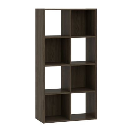 Regál Sinde 2x4, tmavý ořech