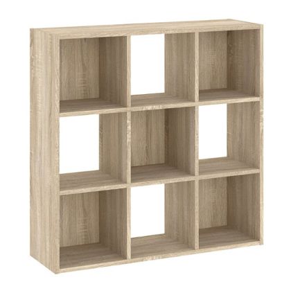Regál Sinde 3x3, dub sonoma