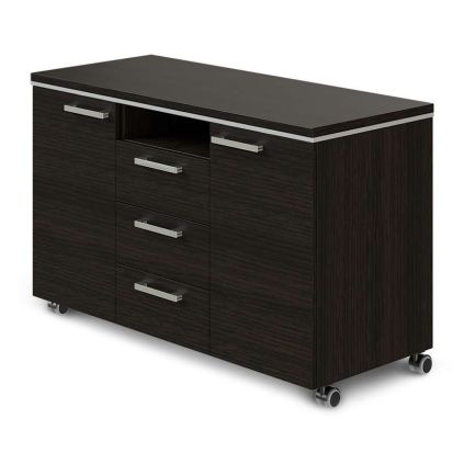 Mobilní kontejner TopOffice 120 x 50,4 cm, wenge