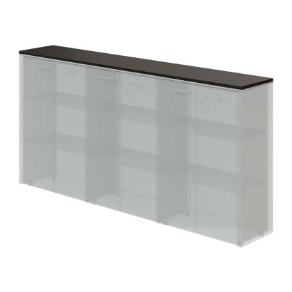 Horní obkladová deska TopOffice pro 3x širokou skříň, wenge