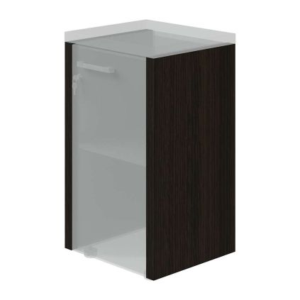 Boční obkladové desky TopOffice 2 ks pro nízkou skříň, wenge