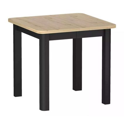 Jídelní stůl Snyder 80, dub artisan / černá