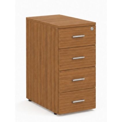 Kontejner Impress 40,6 x 60 cm - 4 zásuvky (ke stolu Impress 76 cm), ořech dijon