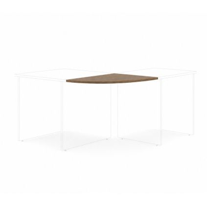 Propojovací prvek Impress 80 x 60 cm, ořech dijon