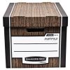 Archivační kontejner Fellowes Bankers Box Woodgrain 2 ks/bal, modrá