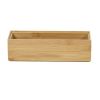 Organizér Compactor Bamboo Box 22,5 x 7,5 x 6,5 cm, přírodní dřevo