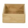 Organizér Compactor Bamboo Box, 22,5 x 15 x 6,5 cm, přírodní dřevo