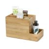 Organizér Compactor Bamboo Box, 30 x 15 x 6,35 cm, přírodní dřevo