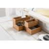 Organizér Compactor Bamboo Box, 30 x 15 x 6,35 cm, přírodní dřevo