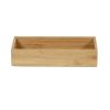 Organizér Compactor Bamboo Box, 30 x 15 x 6,35 cm, přírodní dřevo