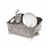 Plastový odkapávač nádobí Compact, bílá