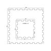 Dlažba FitFlo SF1050 47,8 x 47,8 x 0,8 cm - roh, červená