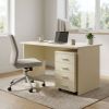Sestava kancelářského nábytku SimpleOffice 1, 140 cm, bříza