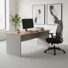 Stůl SimpleOffice 180 x 80 cm, ořech vlašský / šedá