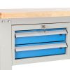Dílenský stůl Solid OAK-20, 150 cm, závěsný box, dub