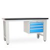 Dílenský stůl Solid MDF-03, 150 cm, závěsný box, černá