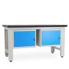 Dílenský stůl Solid MDF-11, 150 cm, 2 závěsné boxy, černá