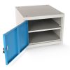 Dílenský stůl Solid MDF-01, 180 cm, závěsný box, černá