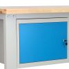 Dílenský stůl Solid OAK-12, 210 cm, 2 závěsné boxy, dub