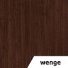 Výškově nastavitelný stůl OfficeTech D, 160 x 80 cm, černá podnož, wenge