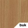 Výškově nastavitelný stůl OfficeTech Strong 180 x 80 cm, bílá podnož, buk