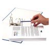 Archivační spona Fellowes, délka 100 mm - 50 ks, modrá