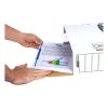 Archivační spona Fellowes, délka 100 mm - 50 ks, modrá