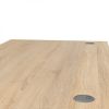 Kancelářský stůl Modulo 150 x 80 cm + kontejner, dub sonoma / šedá