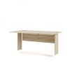Kancelářský stůl Modulo 150 x 80 cm, dub sonoma / šedá