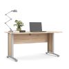 Kancelářský stůl Modulo 150 x 80 cm, dub sonoma / šedá