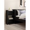 Úložné čelo postele Simplicity 165 cm, černý mat