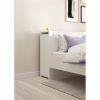 Úložné čelo postele Simplicity II 145 cm, bílý lesk