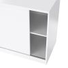 Komoda Simplicity 118,9 x 50 x 75,6 cm, bílý lesk